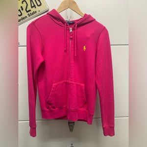 Polo zip up hoodie